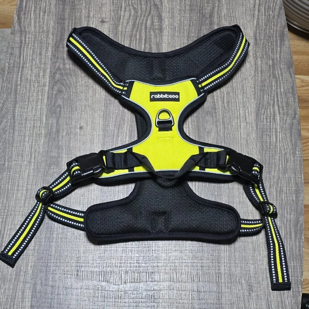 Rabbitgoo No Pull Dog Harness with 2 Leash Clips XLarge